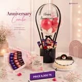 Anniversary Combo Ballon Cake Chocolate