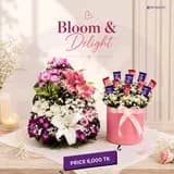 Flower Jhuri + Chocolate Box 