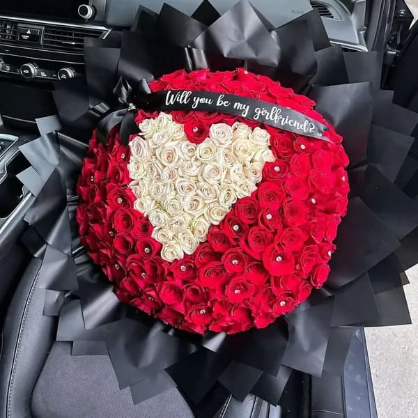 Label text > 100% fresh flower 