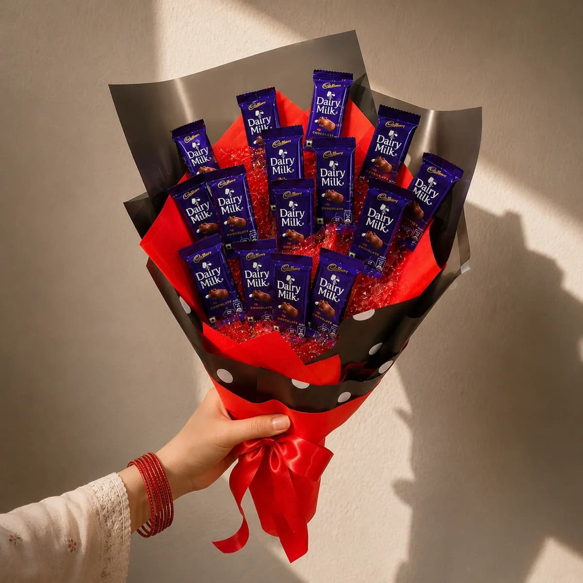 A Cadbury Dairy Milk Bouquet