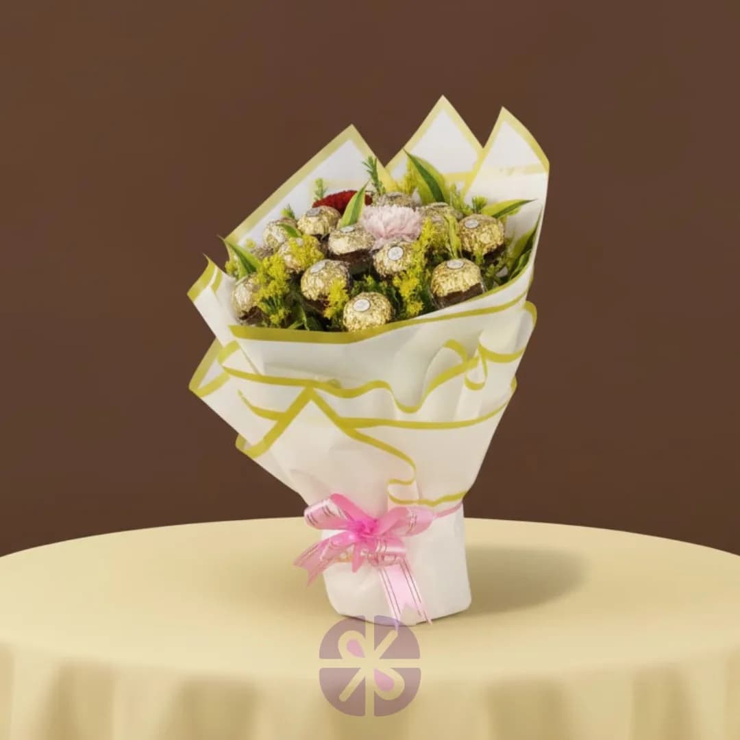 Premium Ferrero Rocher Chocolate Delight Bouquet
