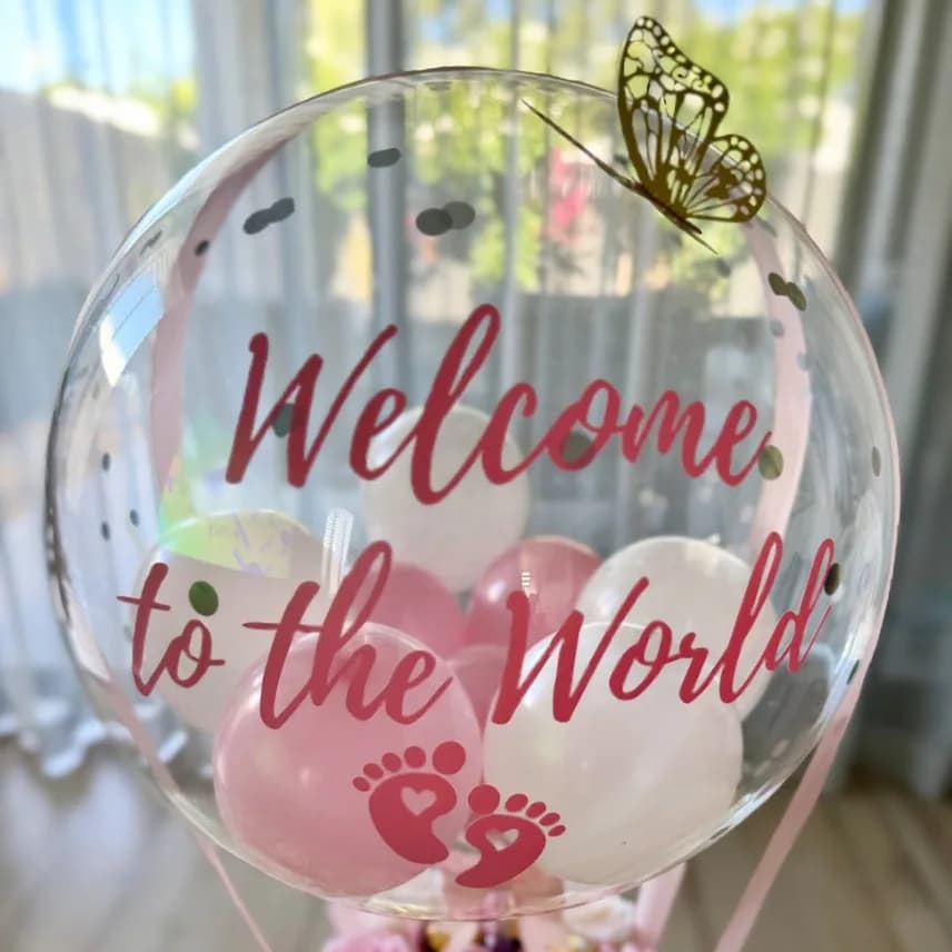 Welcome Baby Girl Gift Box