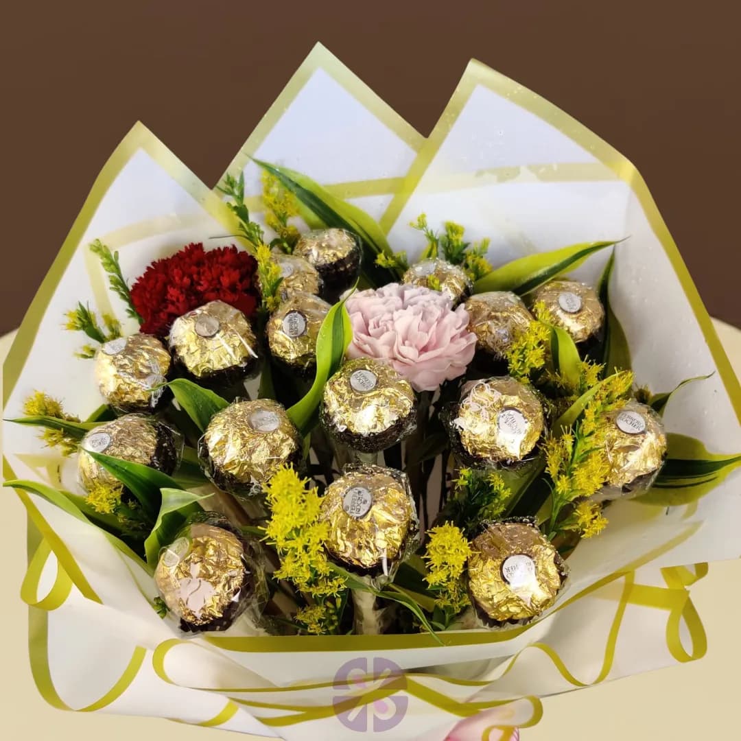 Premium Ferrero Rocher Chocolate Delight Bouquet