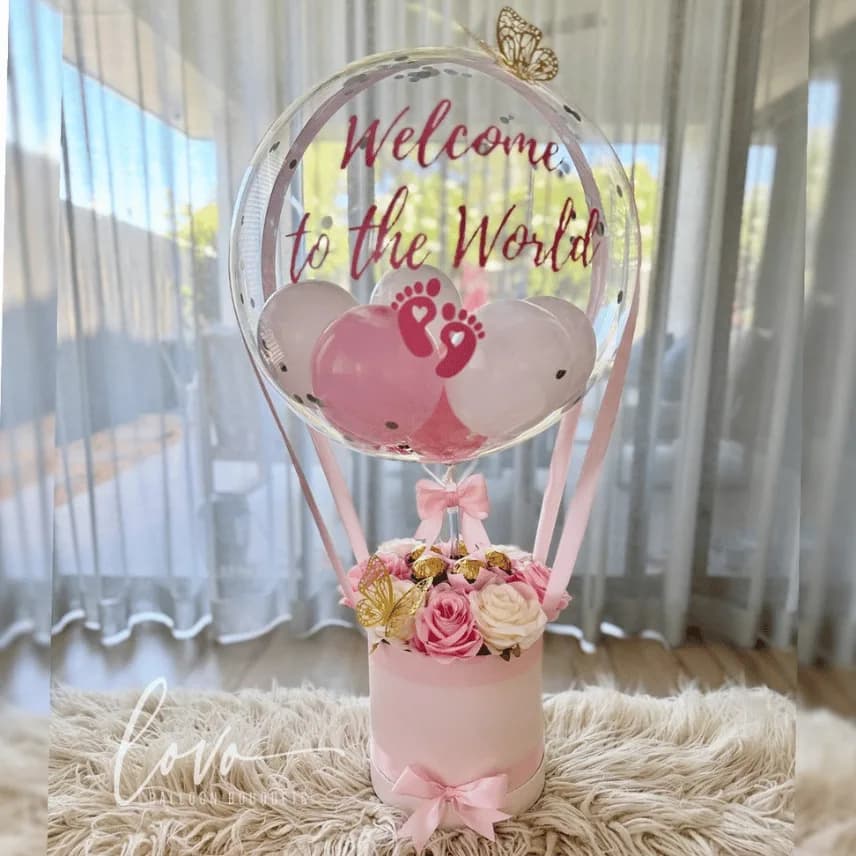 Welcome Baby Girl Gift Box