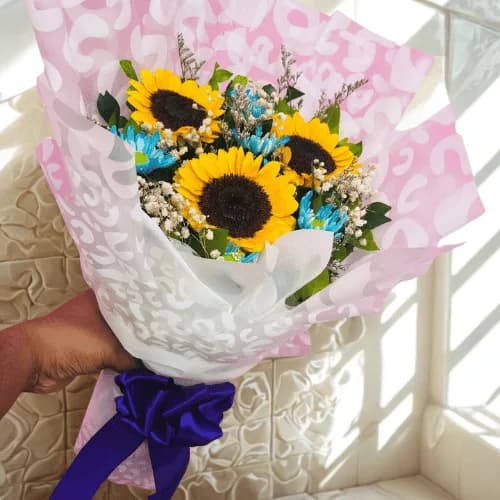 Sun-Kissed Joy Sunflower Bouquet