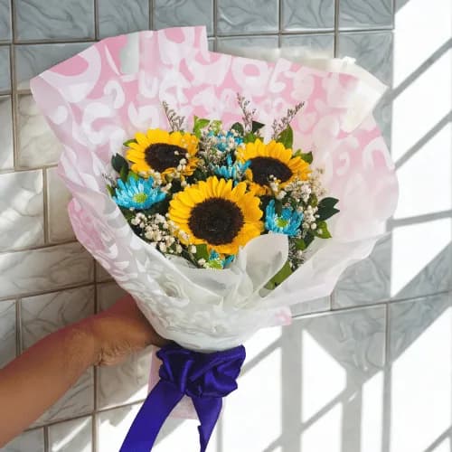 Sun-Kissed Joy Sunflower Bouquet