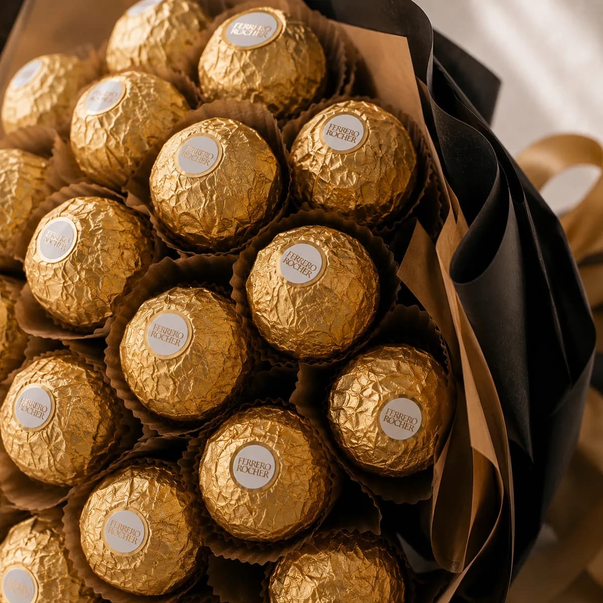 The Golden Indulgence Premium Ferrero Rocher Chocolate Bouquet