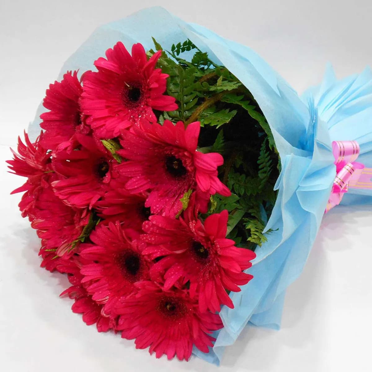 Charming Red Gerbera Flower Bouquet