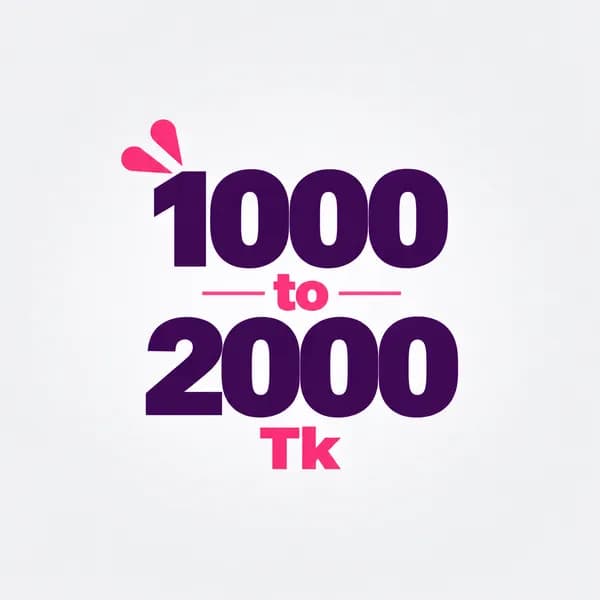 ৳1,000 – ৳2,000