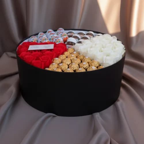 Luxury Chocolate & Rose Arrangement Box