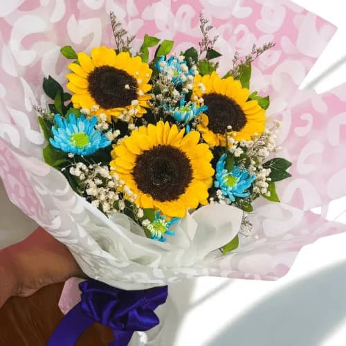 Sun-Kissed Joy Sunflower Bouquet